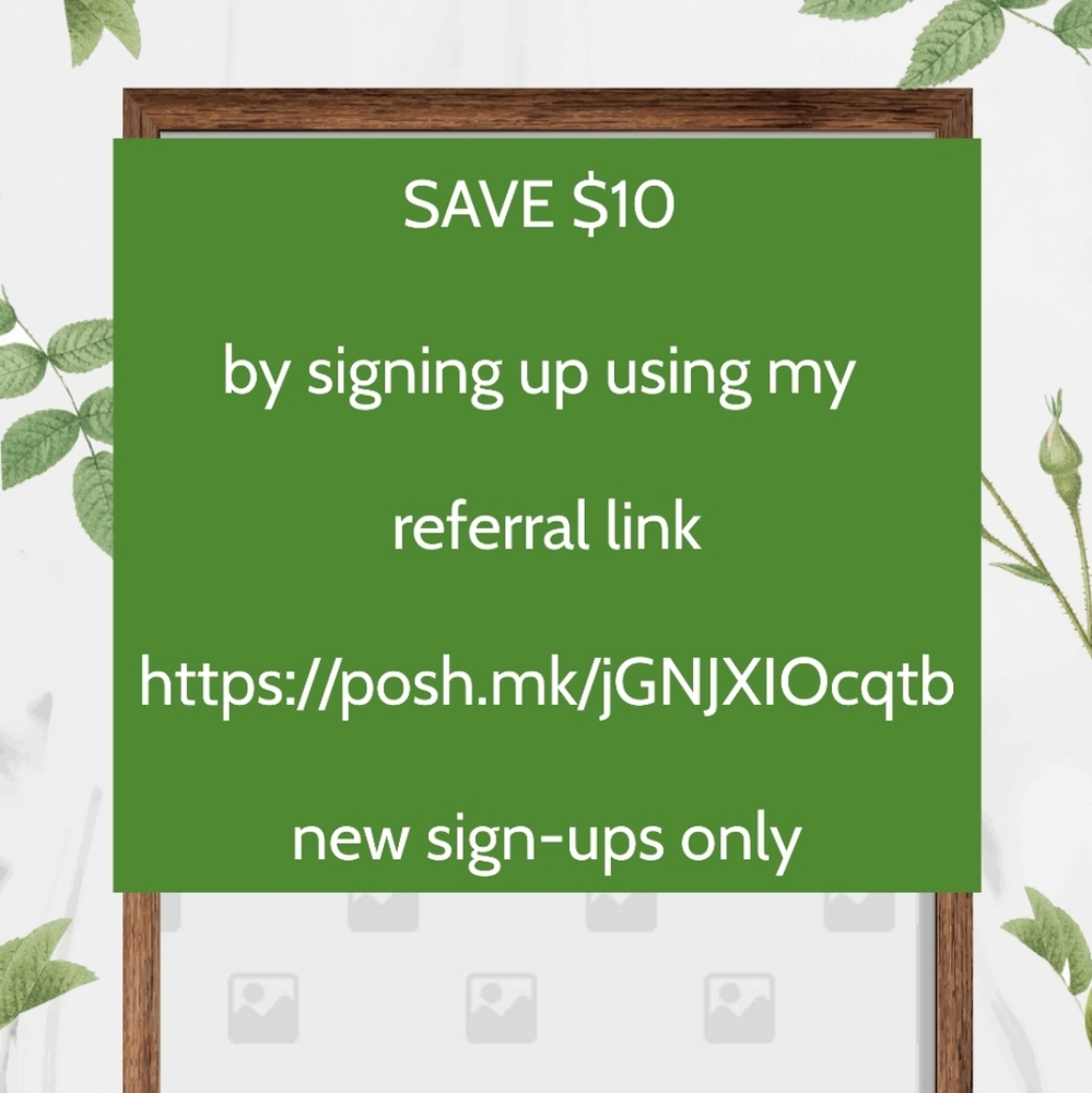 SAVE $10 when you sign up using my referral code- new accounts only